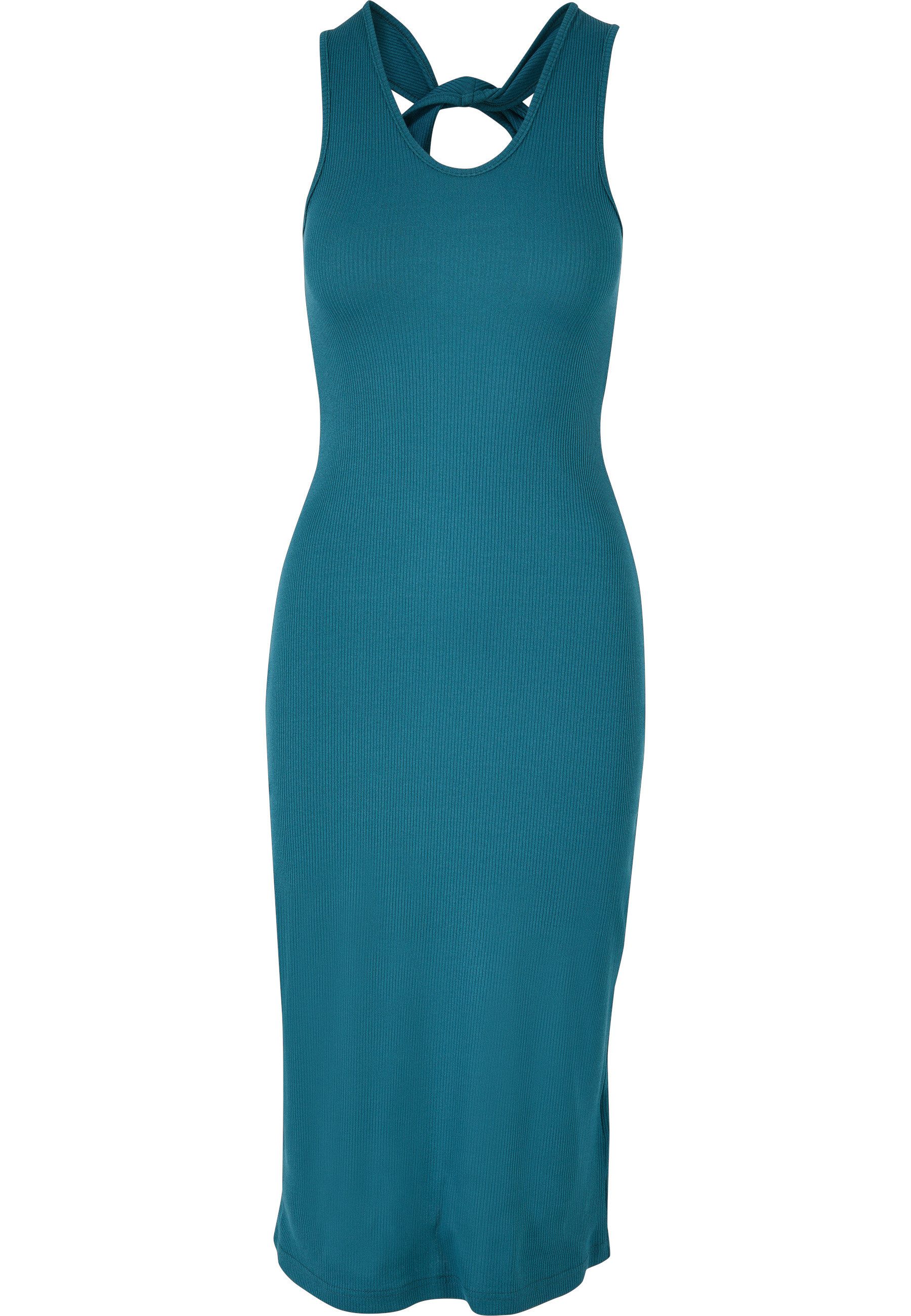 URBAN CLASSICS A-Linien-Kleid Urban Classics Damen Ladies Midi Sleeveless Rib Dress (1-tlg)