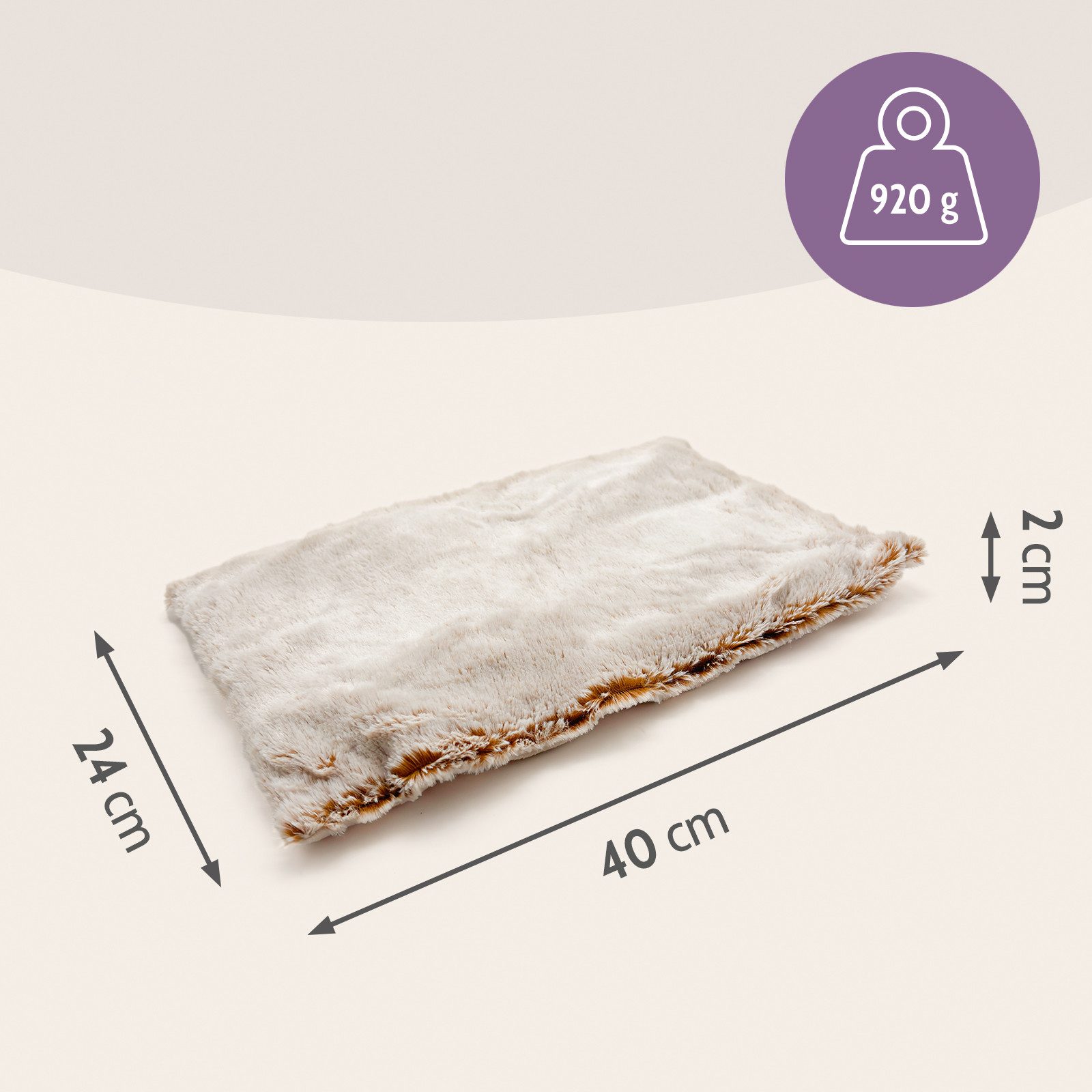 Habibi Plush Wärmekissen Habibi Plush Premium Körnerkissen 1711 creme