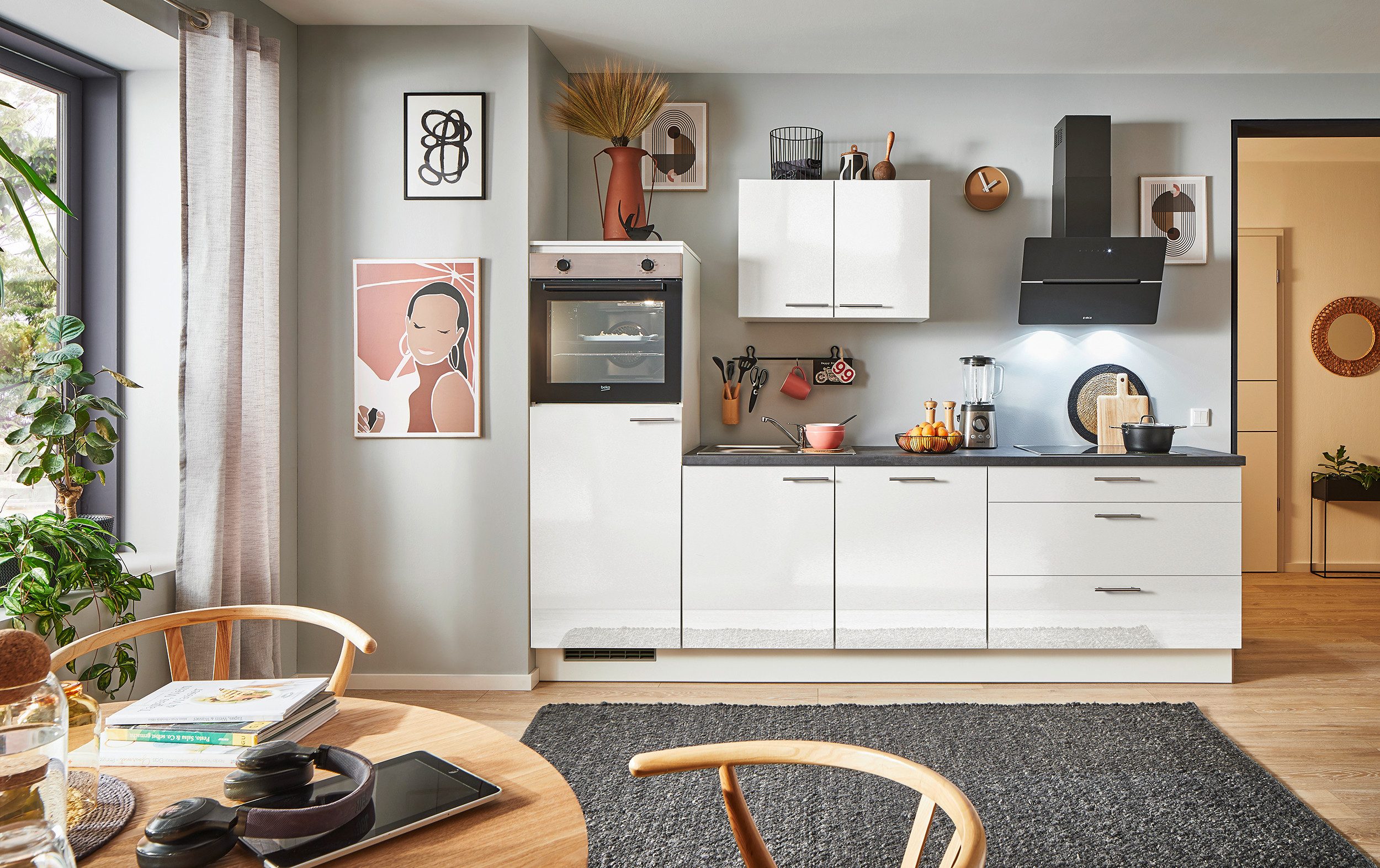 pino Küchenzeile Helsinki, individuell anpassbar, gratis günstig online kaufen