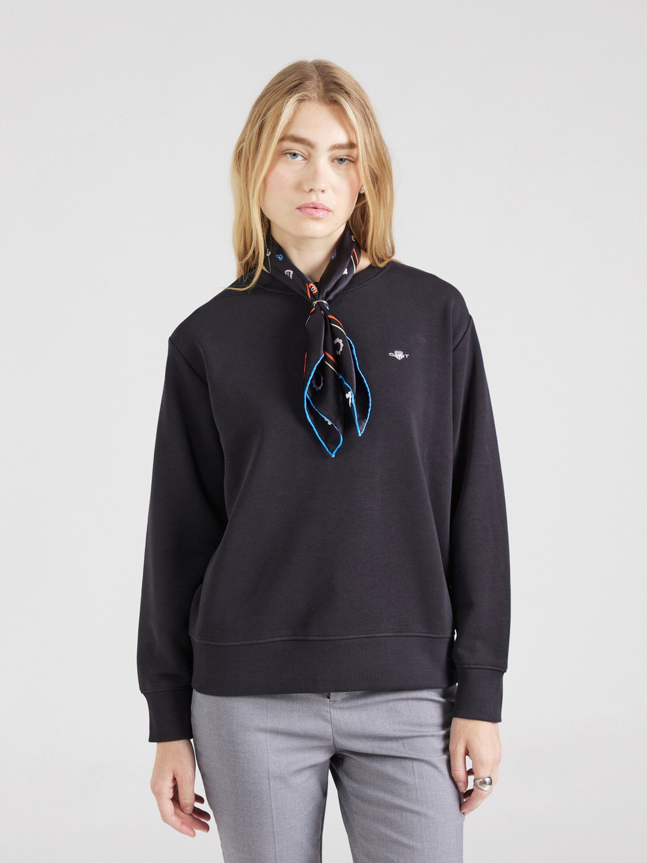 Gant Sweatshirt (1-tlg) Stickerei