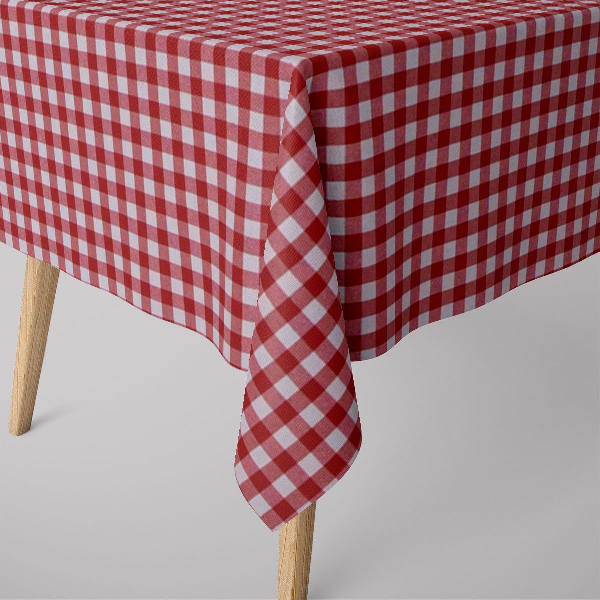 SCHÖNER LEBEN. Tischdecke SCHÖNER LEBEN. Tischdecke Landhaus kariert rot weiß verschiedene Größen, handmade | Tischdecken