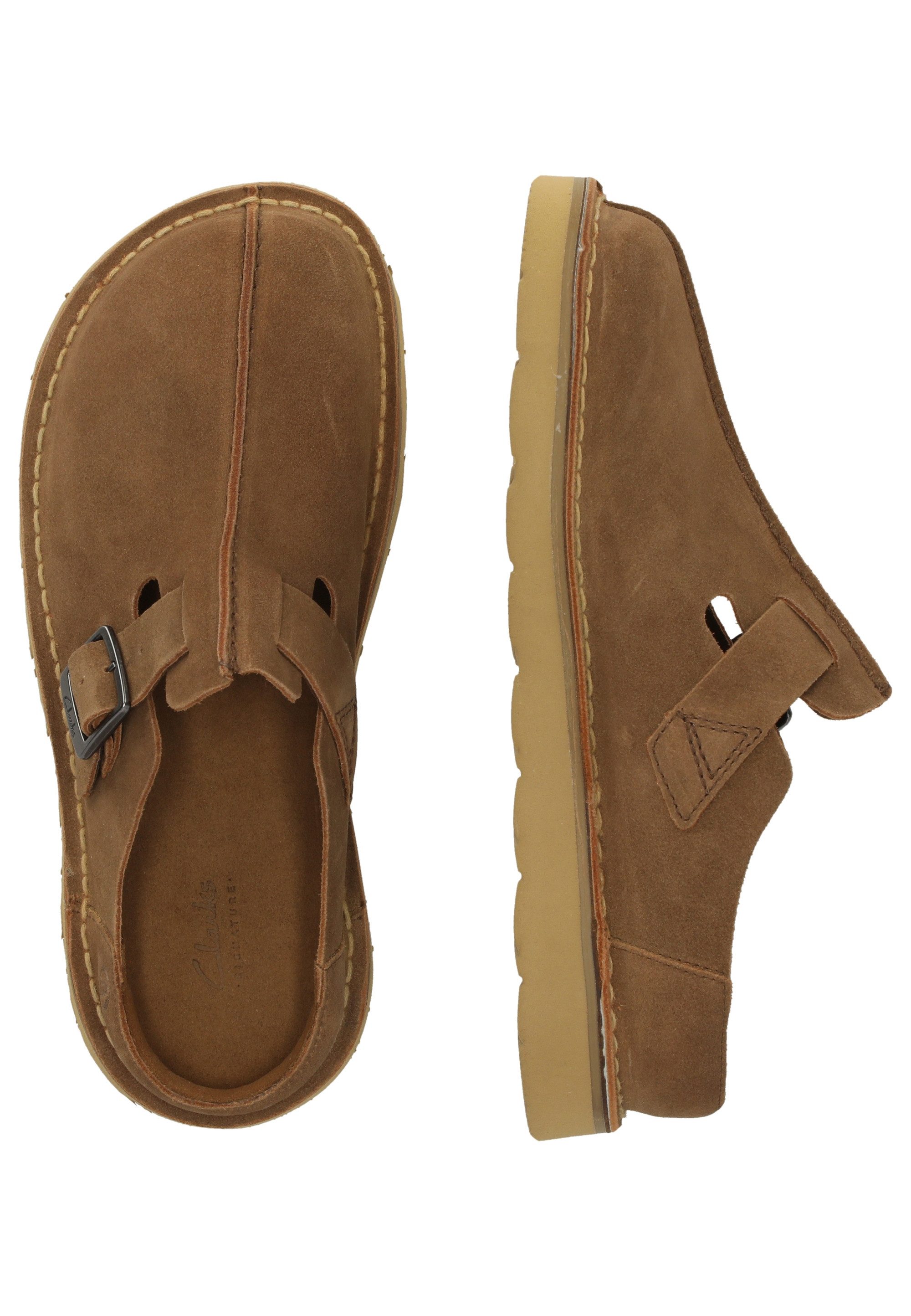 Clarks Solsbury Mule Slipper mit superweichem Fußbett