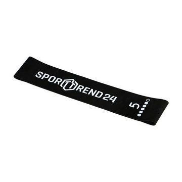 Sporttrend 24 Gymnastikbänder Mini Band schwarz 1,1mm / sehr stark, Trainingsband
