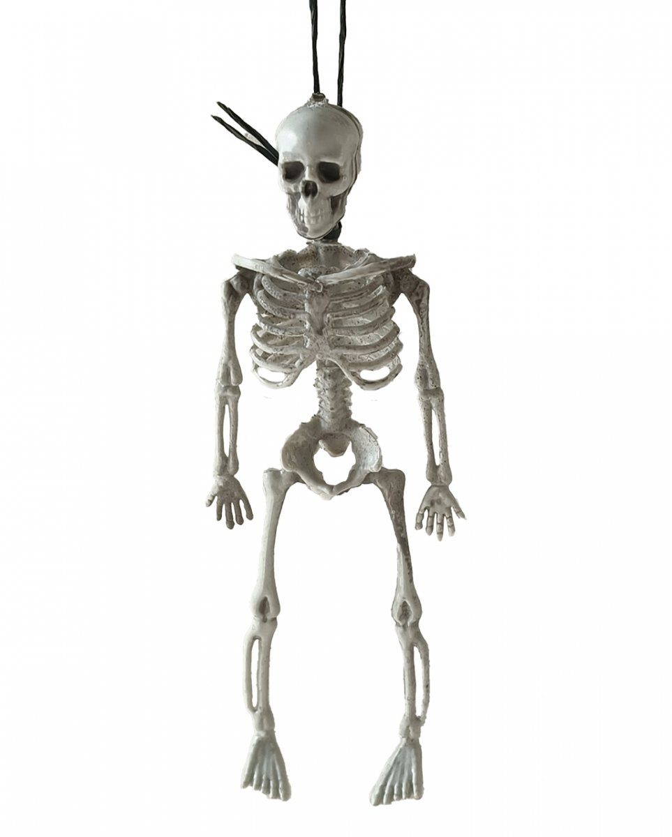 Horror-Shop Dekofigur Skelett Hängedeko 18cm für Halloween | Dekofiguren