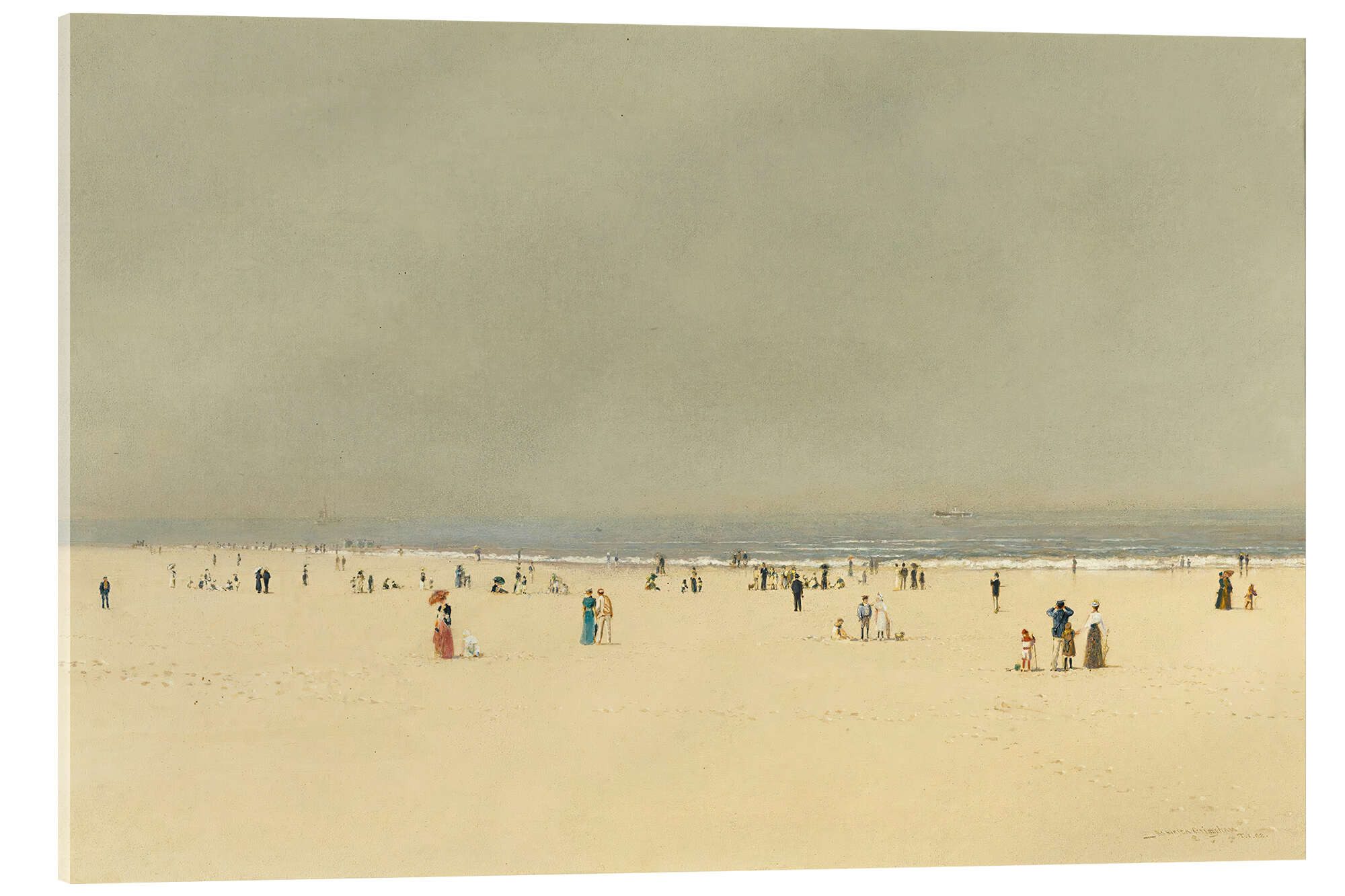 Posterlounge Wandbild Sand, Meer und Himmel, eine Sommerphantasie, 1892, John Atkinson Grimshaw, erhältlich als Poster, Leinwandbild, Wandsticker oder Acrylglasbild