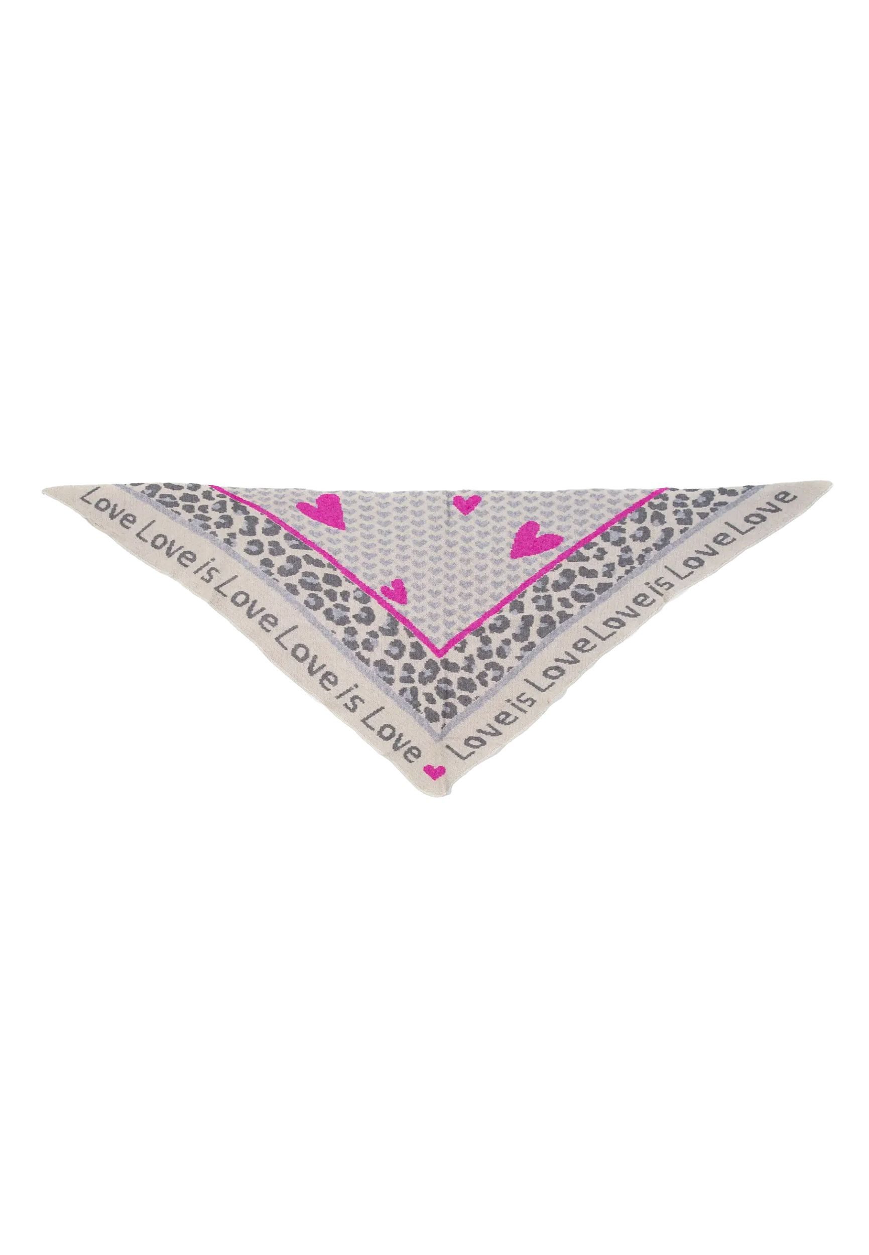 Faera Modeschal Animal Love Dreieckstuch elastischer Strick Leo Muster, 814 günstig online kaufen