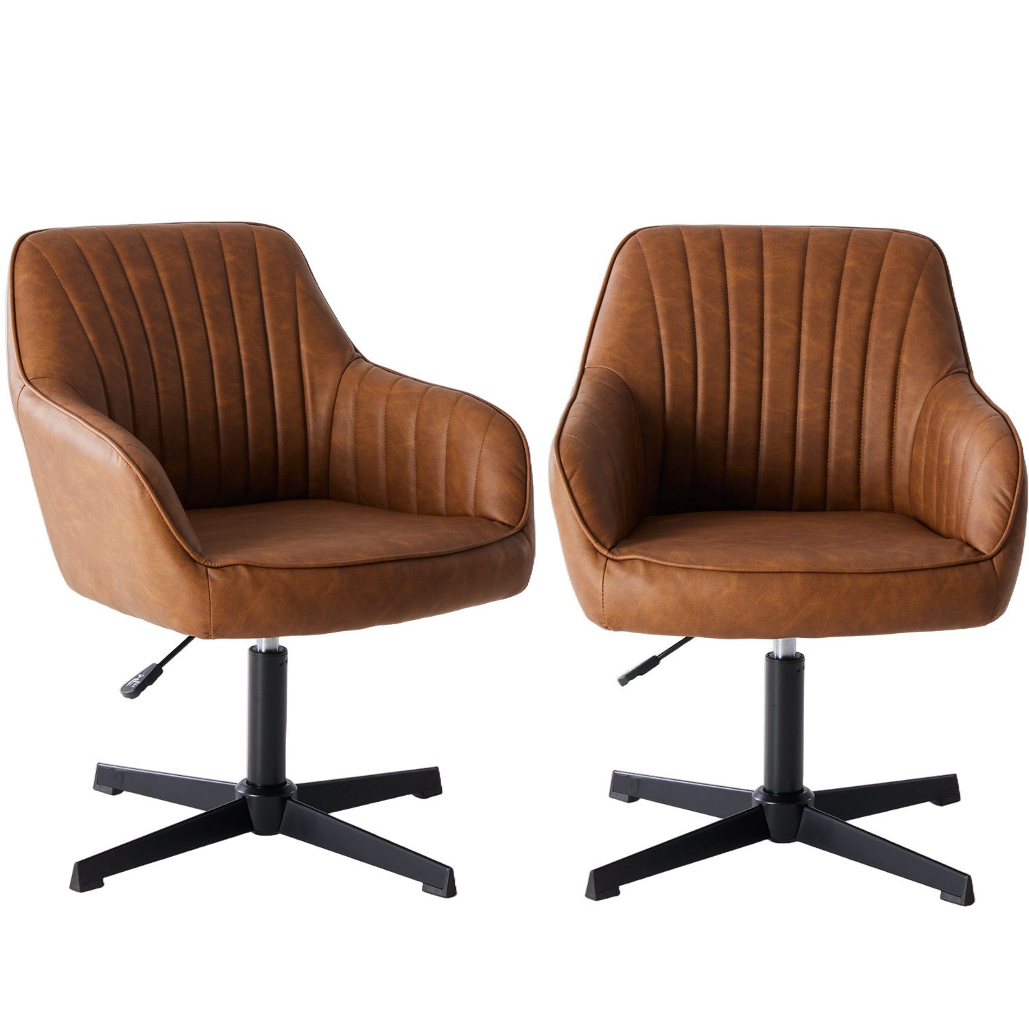 Refined Living Bürostuhl Schreibtischstuhl Ohne Rollen günstig online kaufen