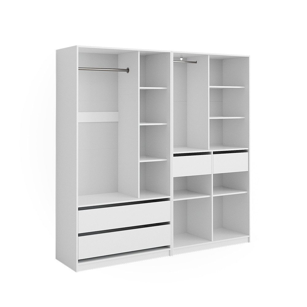 Vicco Kleiderschrank Elmo, Weiß, 100 x günstig online kaufen