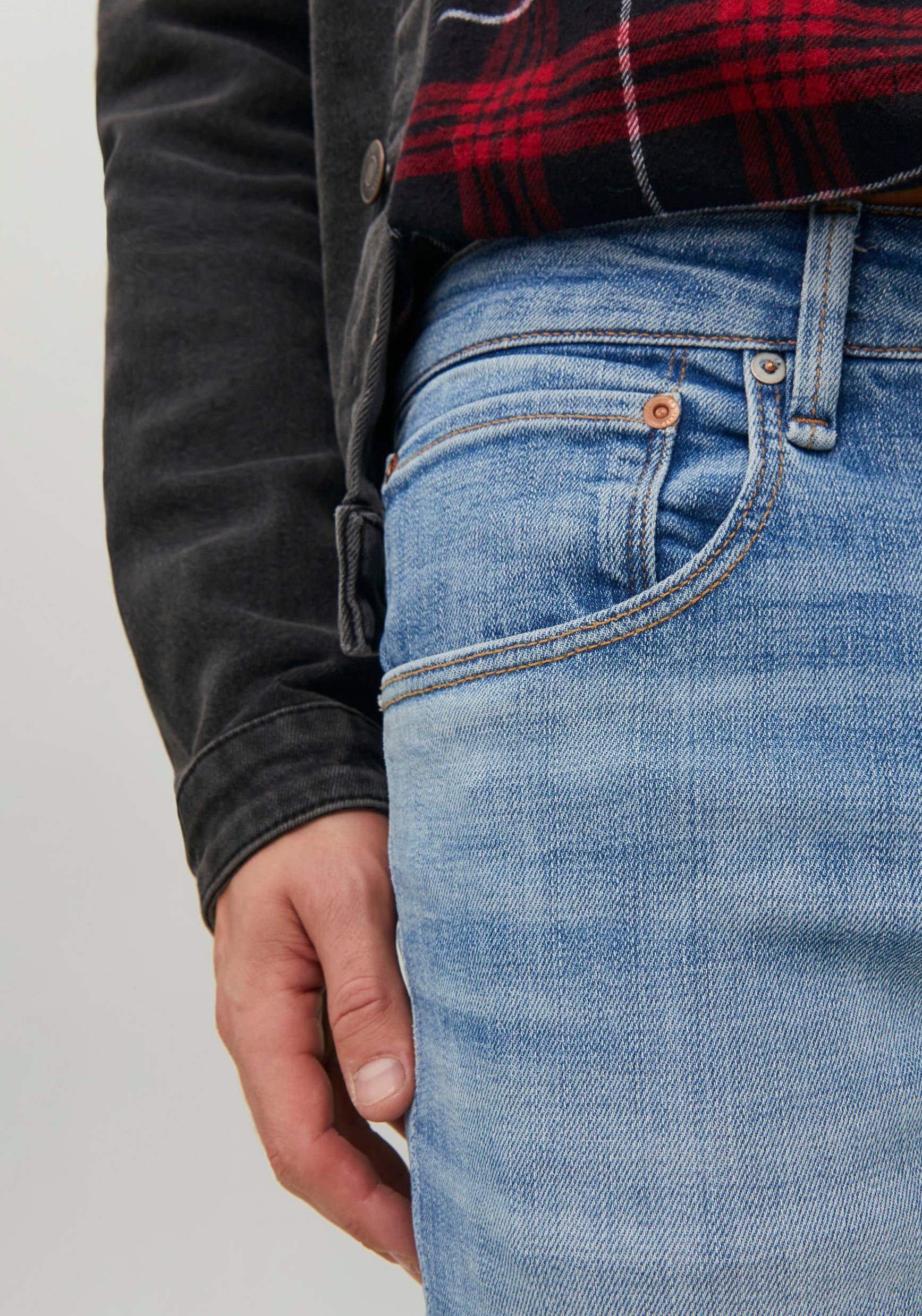 Jack & Jones Slim-fit-Jeans JJITIM JJDAVIS günstig online kaufen