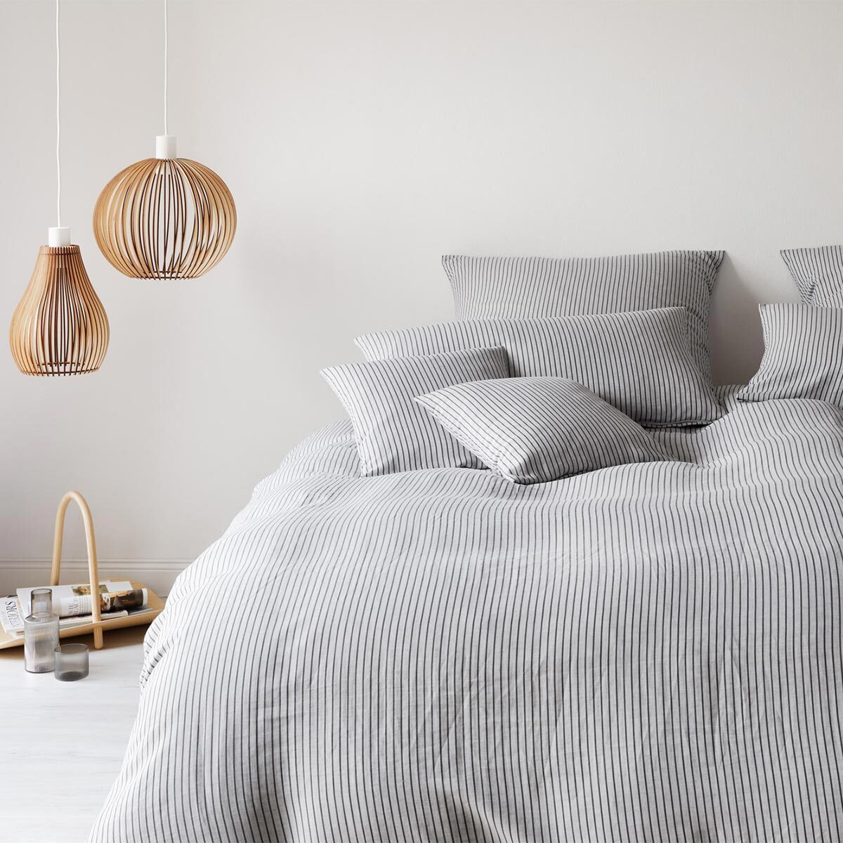 Elegante Bettwäsche Cozy, Leinen, 2 teilig