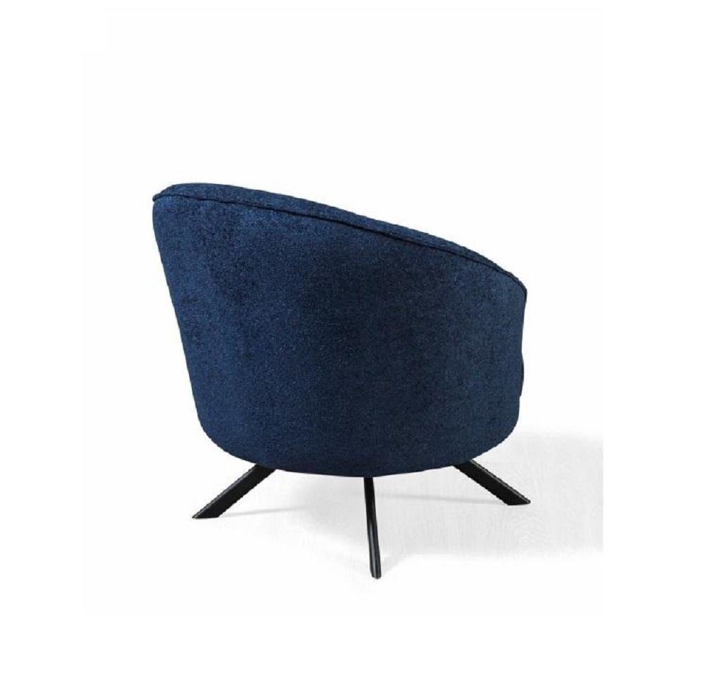 JVmoebel Sessel Sessel Couch Polster Einsitzer Couchen Textil Textil Möbel Luxus Sofa