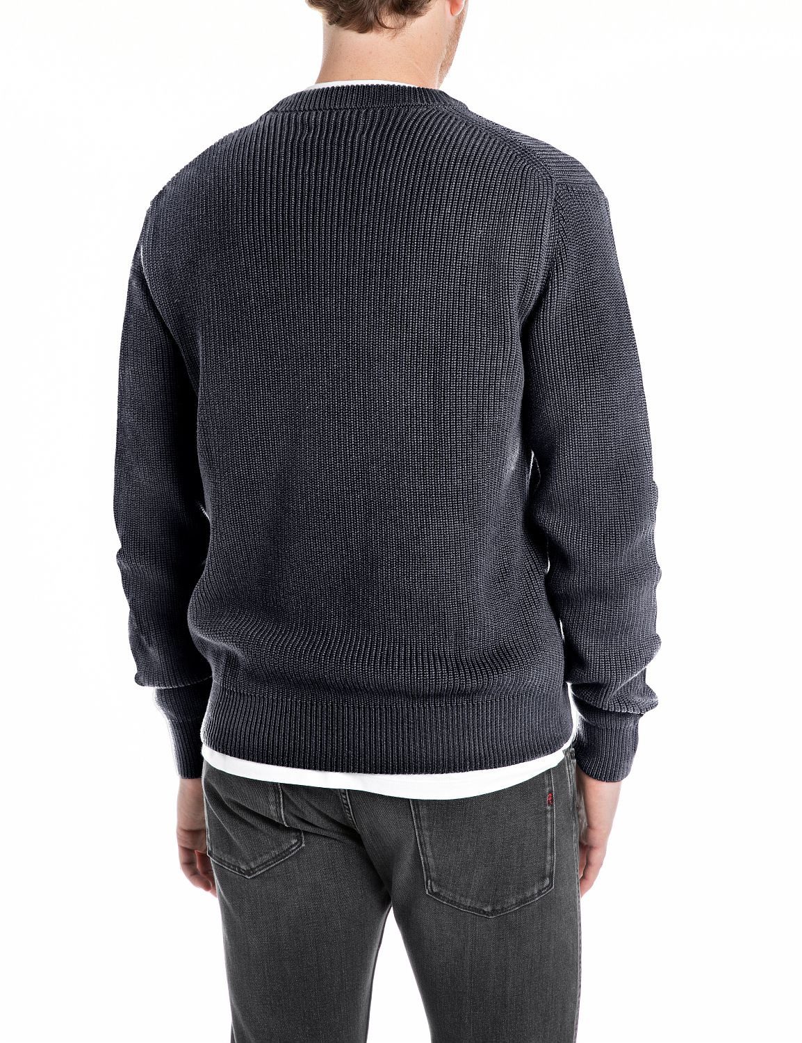 Replay Strickpullover mit Rundhals günstig online kaufen