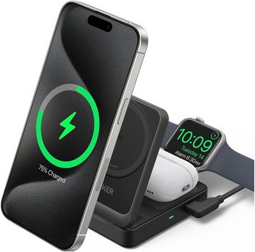 Anker MagGo Wireless Charging Station (Foldable 3-in-1) Wireless Charger