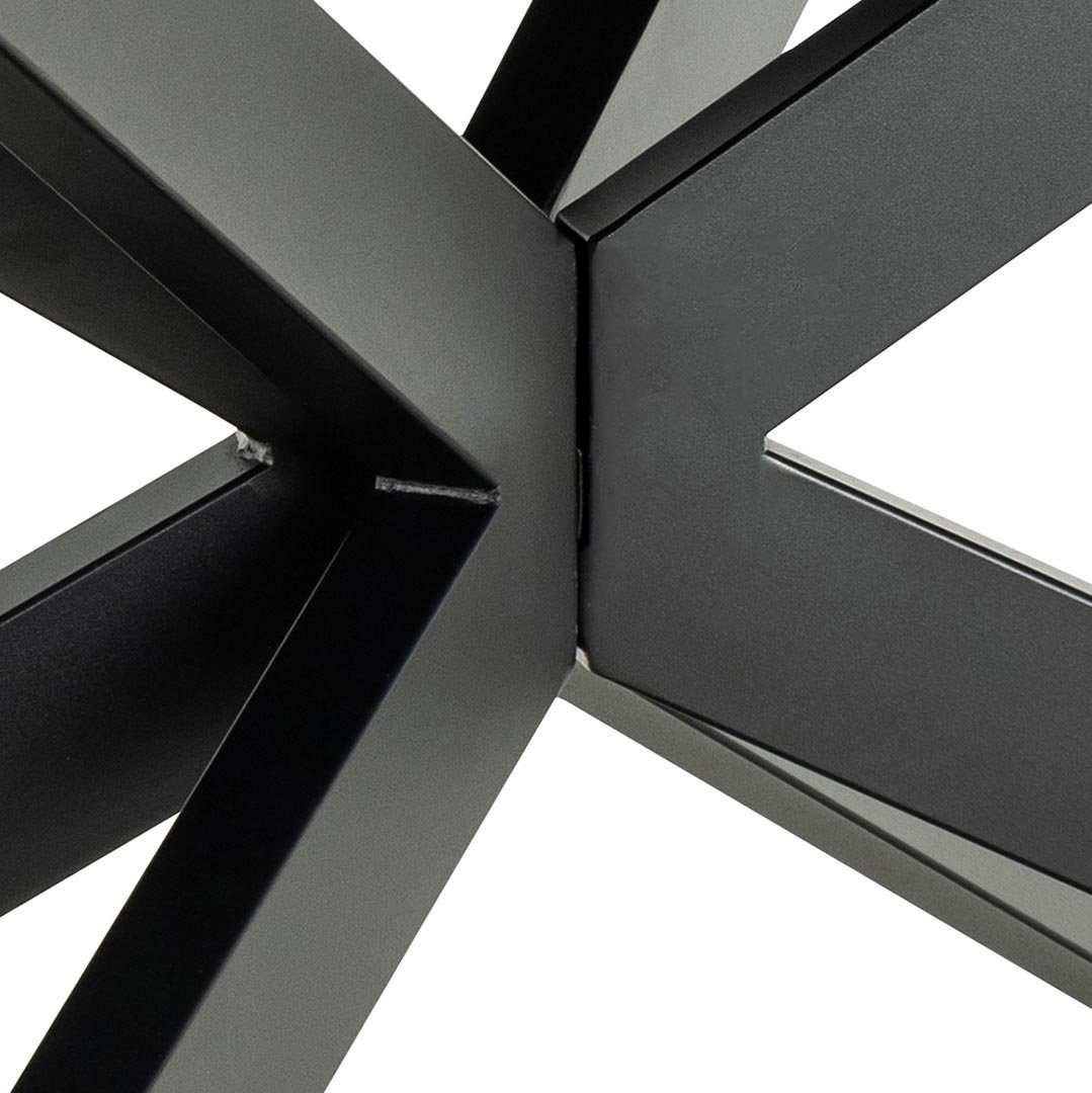 Esstisch Esstisch schwarz. mit Auszug Irwine ebuy24 100x200/240cm