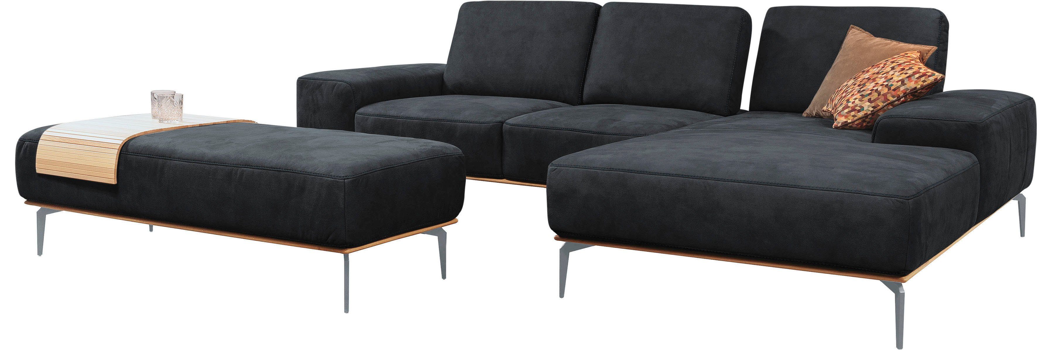 W.SCHILLIG Ecksofa "run, Designsofa mit tollem Sitzkomfort, bequem, L-Form" günstig online kaufen