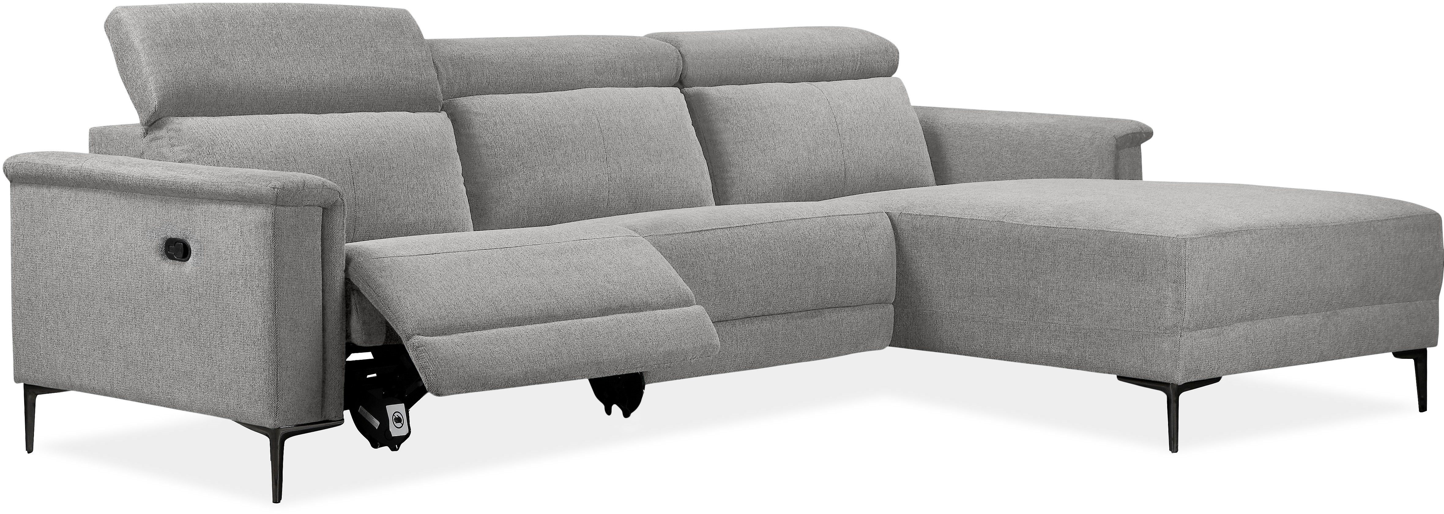 OTTO home Ecksofa LUND, L-Form, 261cm, man. o. elektr. Relaxfunktion (mit USB-A), und Kopfteilverstellung. Reduzierter Preis € 1.149,99. Unverbindliche Preisempfehlung € 2.499,00