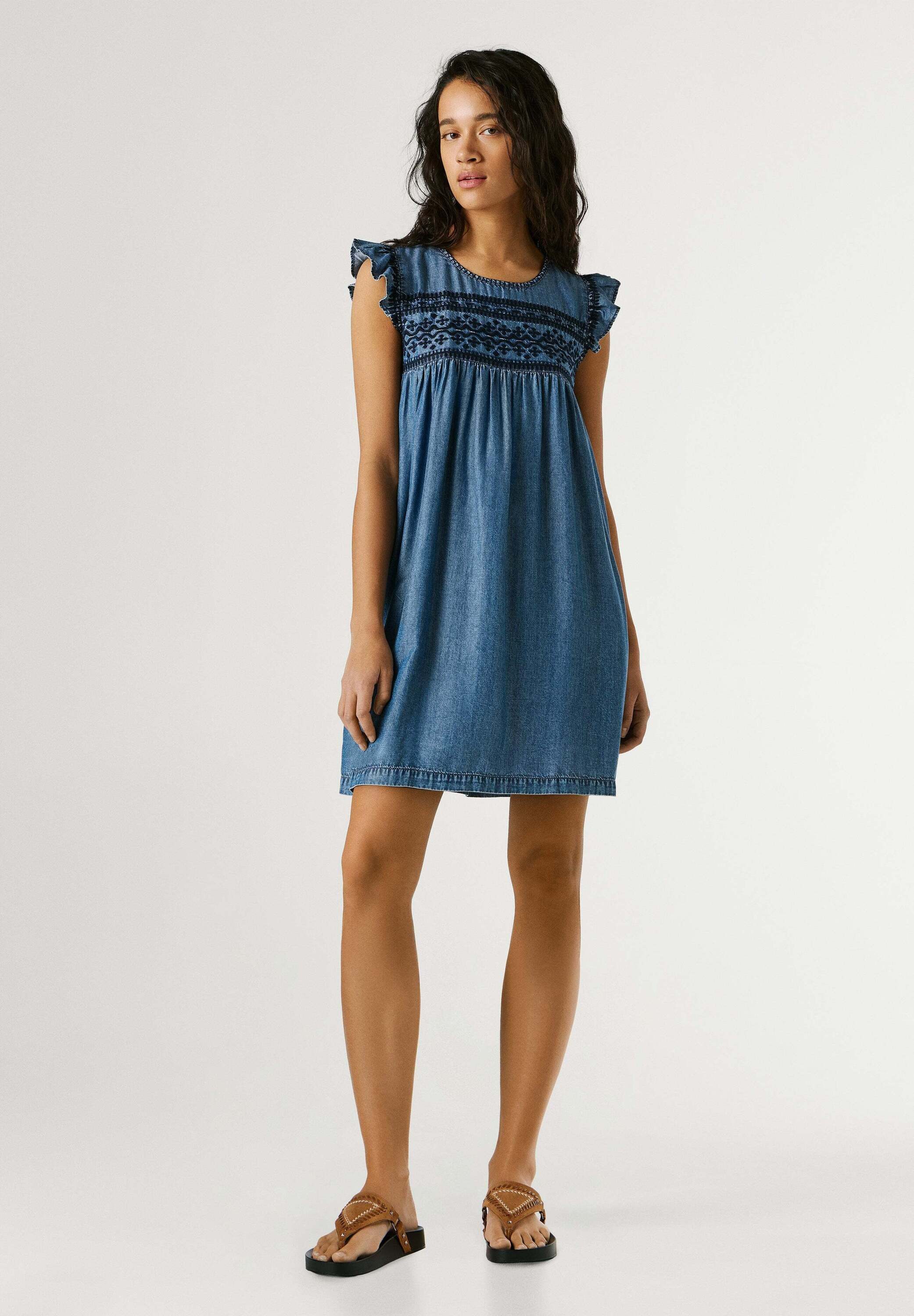 Pepe Jeans Maxikleid dress CINDY TENCEL DRESS