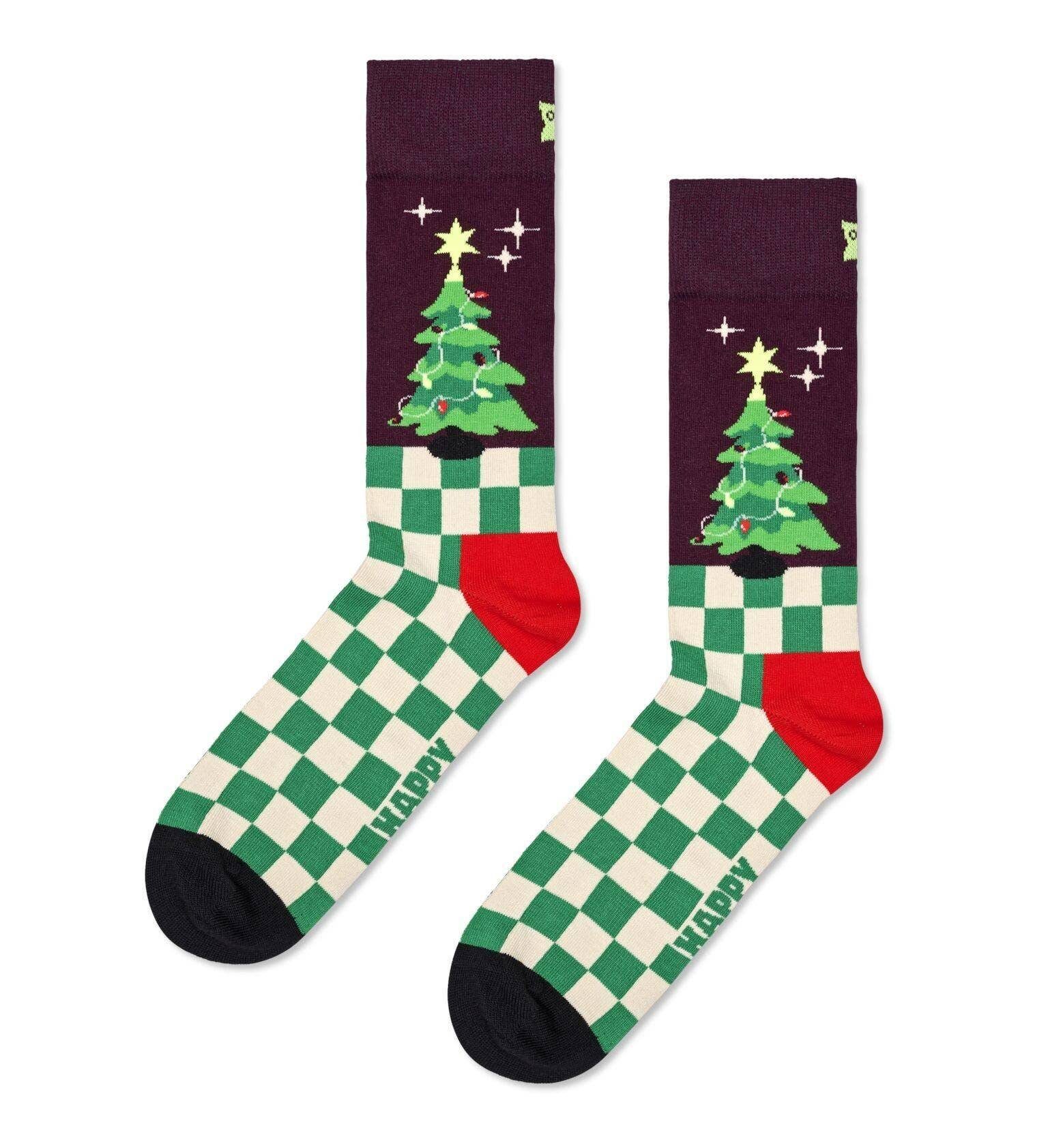 Happy Socks Freizeitsocken Christmas Tree Socken