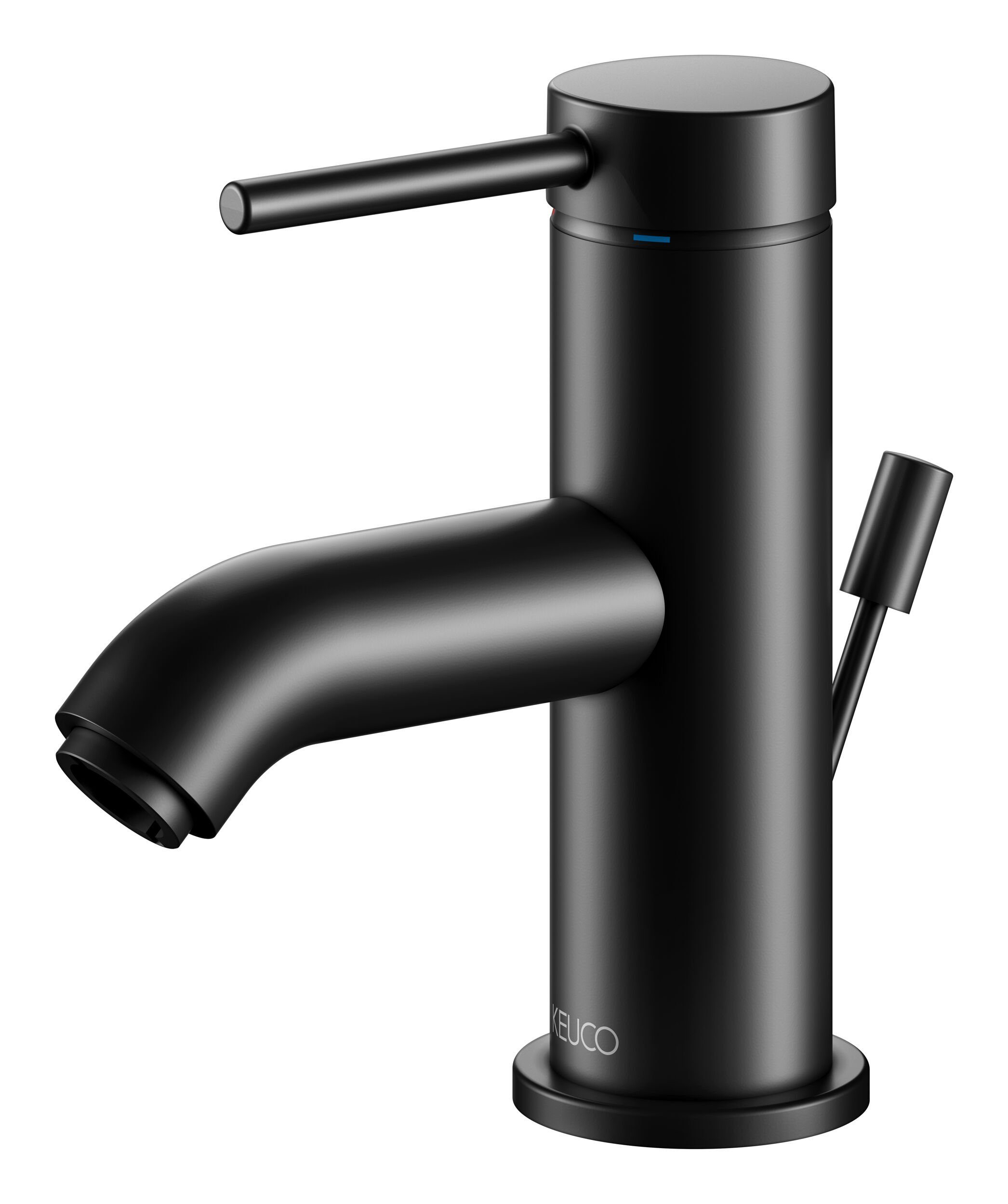 Keuco Waschtischarmatur IXMO Mit Zugstangen-Ablaufgarnitur mit Griff Soft