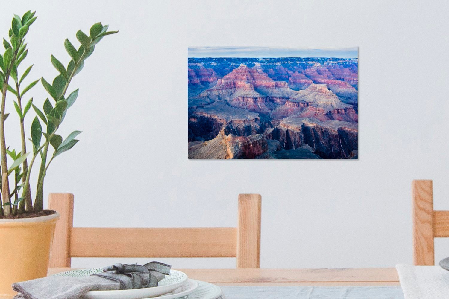OneMillionCanvasses® Leinwandbild Farbige Felsen den Wanddeko, Arizona, (1 umgeben St), in Colorado 30x20 River Wandbild Aufhängefertig, Leinwandbilder, cm