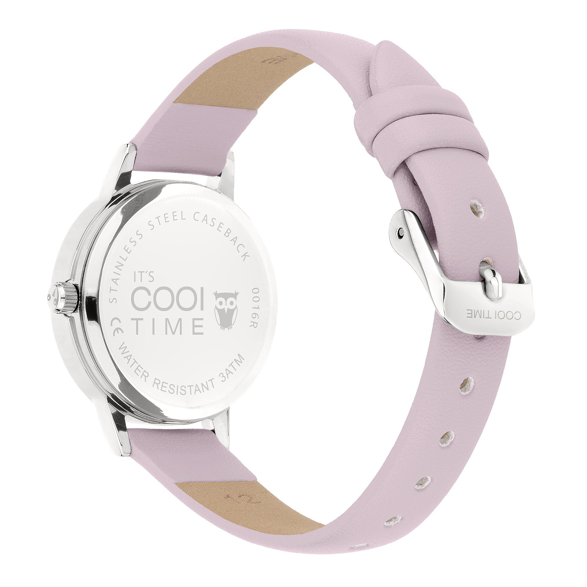 COOL TIME Armbanduhr flieder Quarzuhr