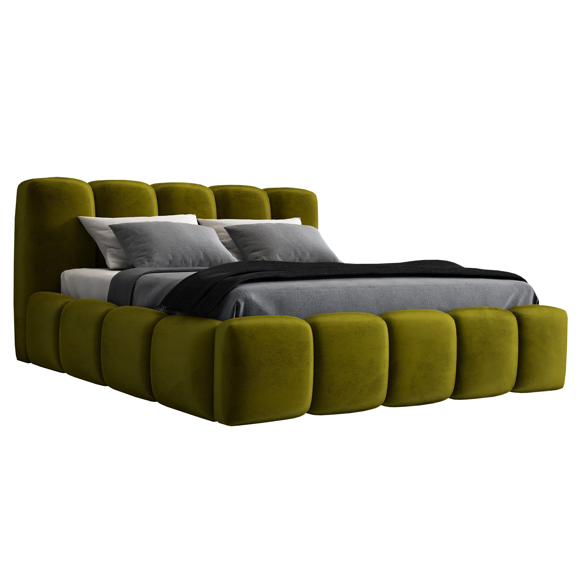 A&J MöbelLand GmbH Polsterbett SONIC-OM mit Bettkasten und Lattenrost (Bett mit Kopfteil. Lattenrost und Bettkasten .Viele Varianten zur Auswahl – wählen Sie Größe und Farbe!, TOP ANGEBOT), Länge: 220 cm Höhe Kopfteil: 100 cm