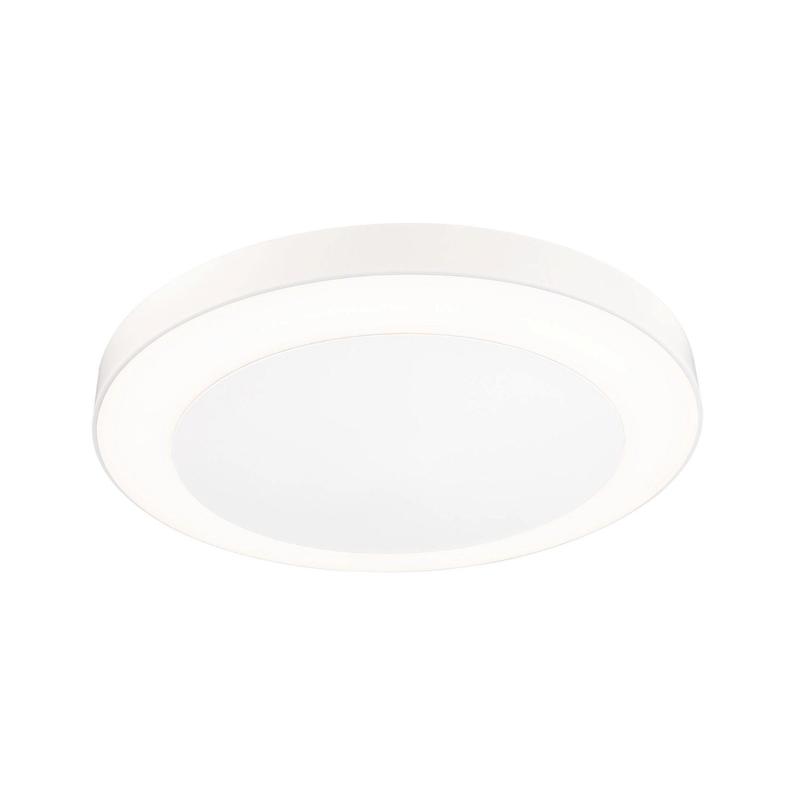 Paulmann LED Außen-Deckenleuchte Circula IP44 rund 320mm 3000K 14W 880lm 230V Kunststoff, LED fest integriert, Warmweiß, Dämmerungssensor Bewegungsmelder seewasserresistent