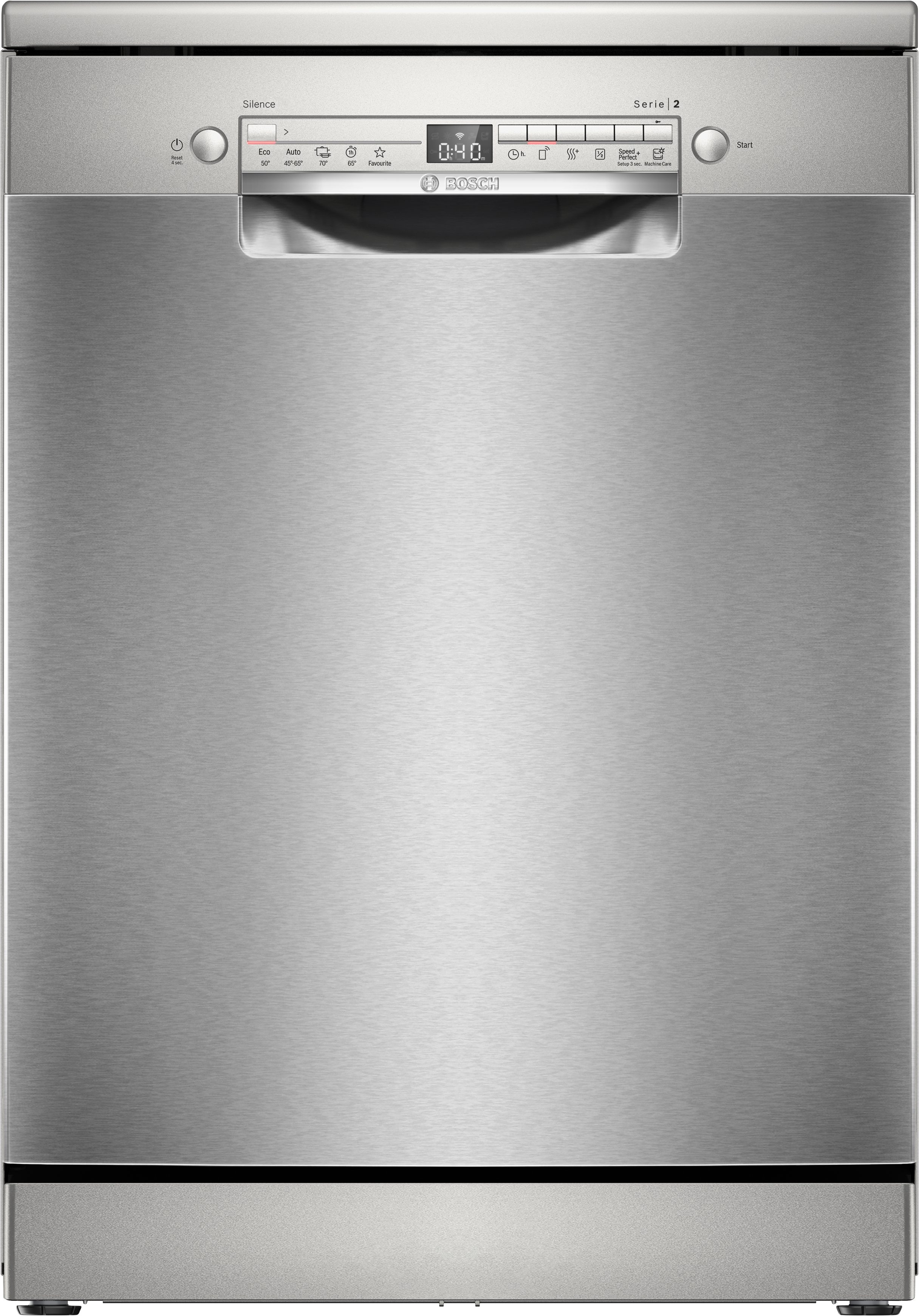 BOSCH Standgeschirrspüler Serie 2 SMS2HVI06E, 14 Maßgedecke, Flexibilität in der dritten Beladungsebene dank VarioSchublade