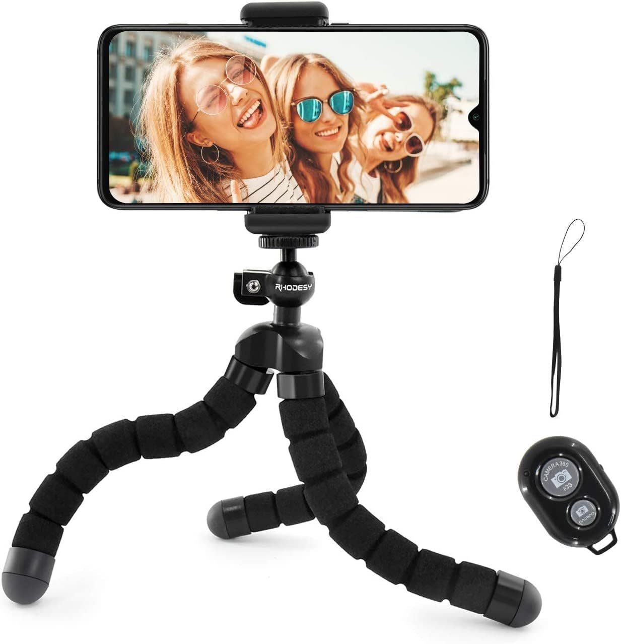 Selfie-Stick Bluetooth Oktopus Tripod: Smartphone Stativ für Videos & Selfies