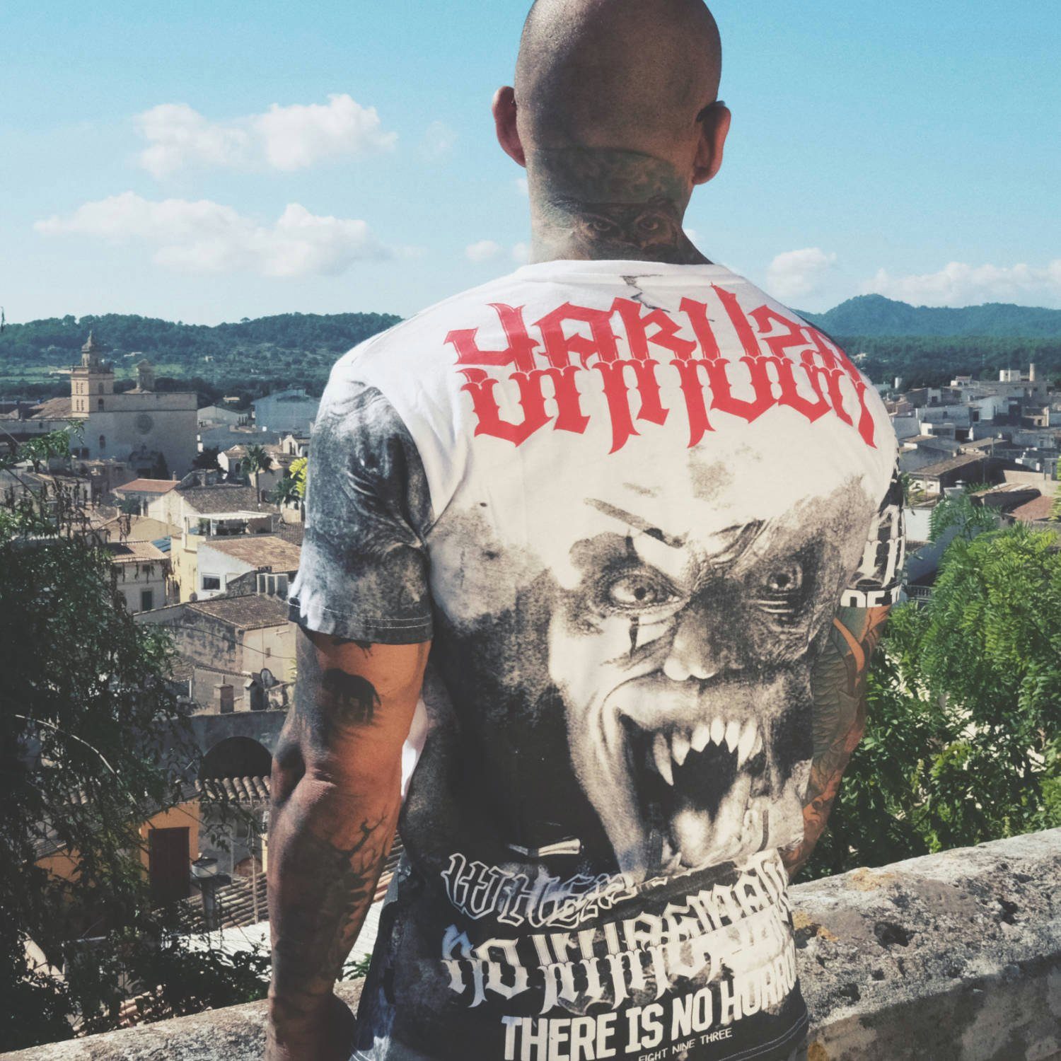 YAKUZA T-Shirt Horror Allover günstig online kaufen