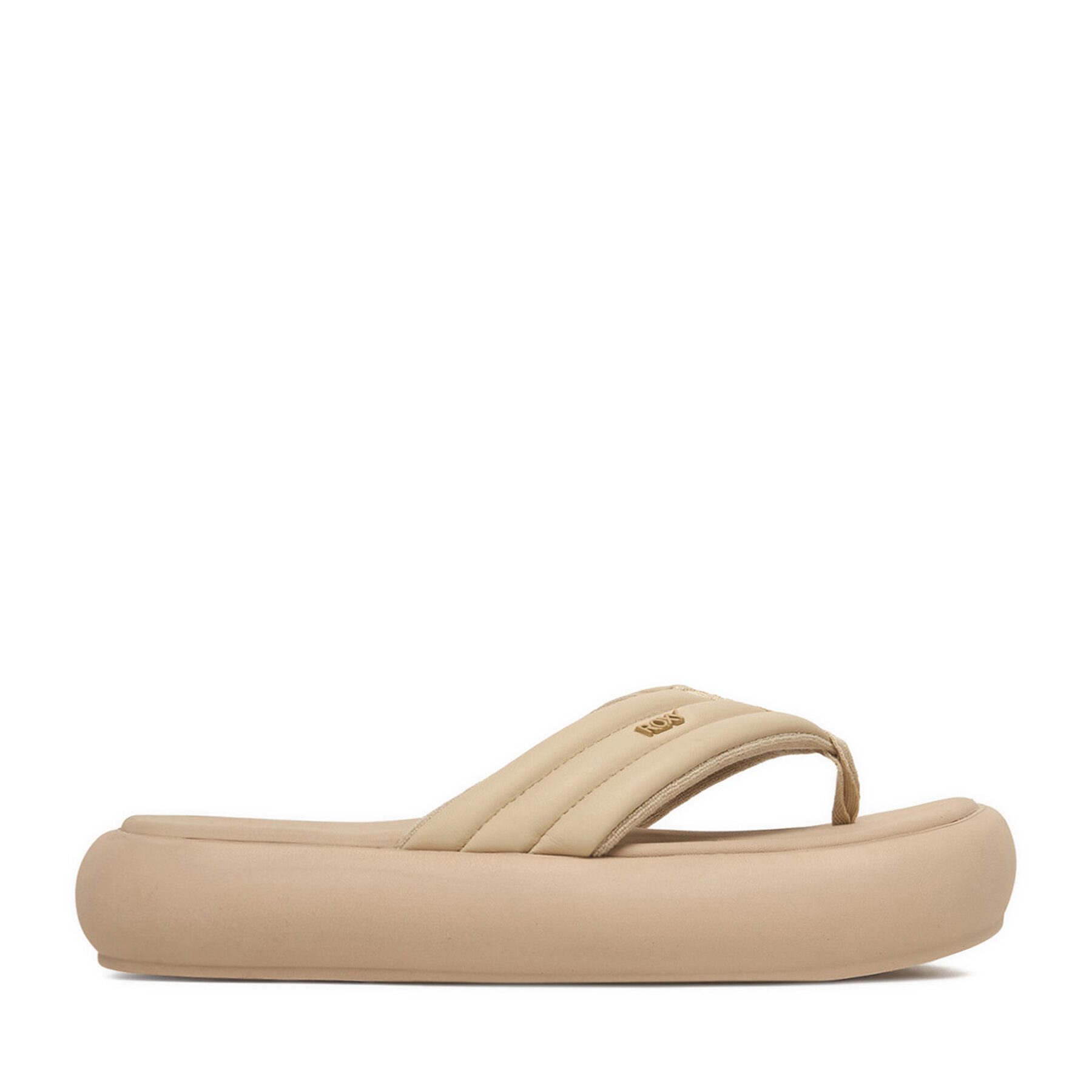 Roxy Roxy Damen-Flip-Flops Beige Badepantolette