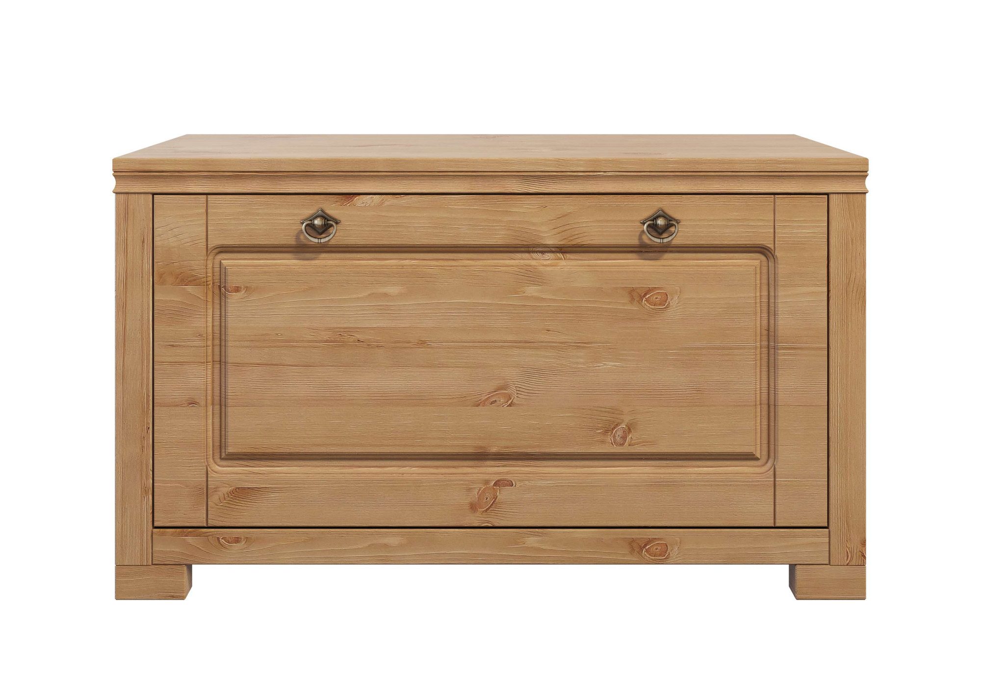 OTTO home Sitzbank Gotland inkl. Schuhtrommel für ca. 6-9 Paar Schuhe, aus massiver Kiefer, FSC®-zertifiziert, Breite 85 cm