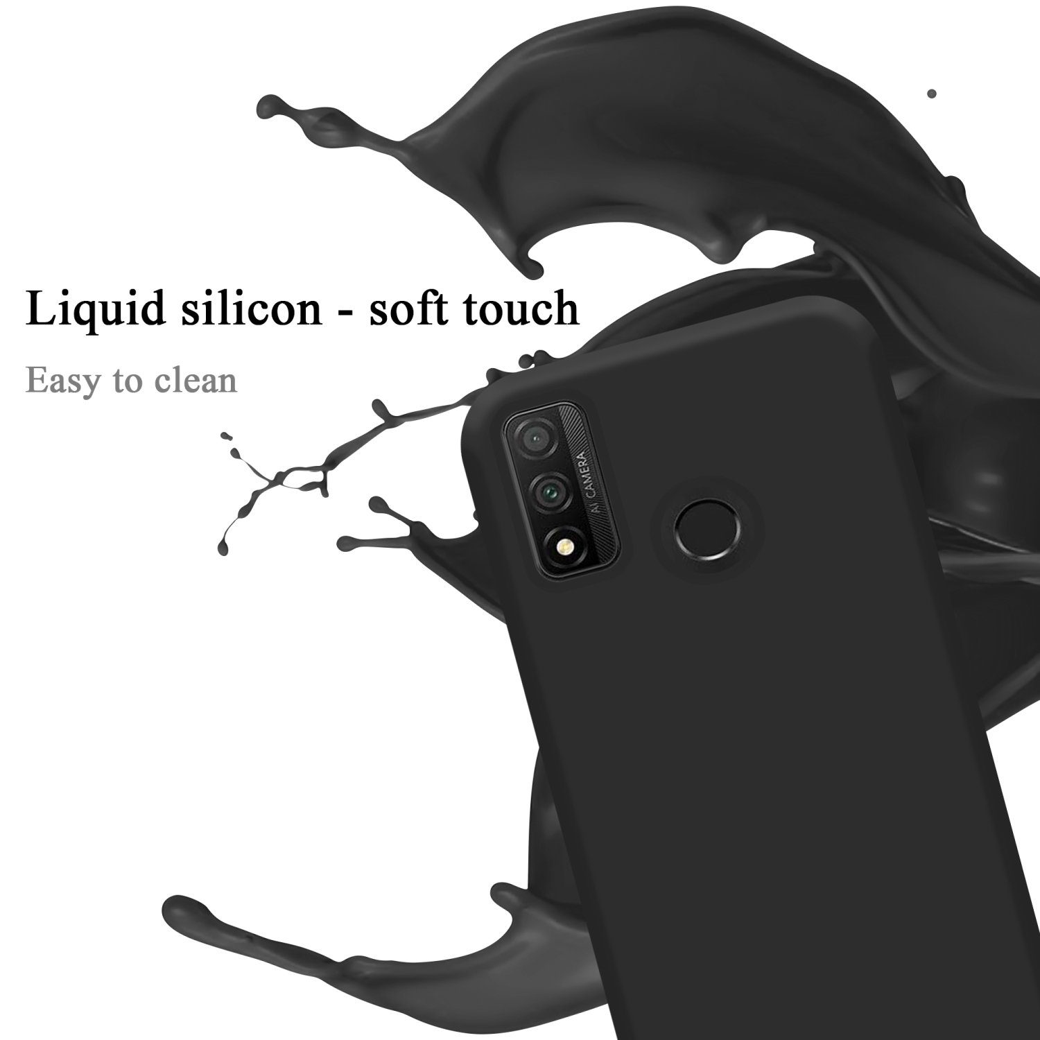 Cadorabo Handyhülle für Huawei P SMART 2020 Hülle Huawei P SMART 2020, Flexible Hülle TPU Silikon Schutzhülle Back Cover Case