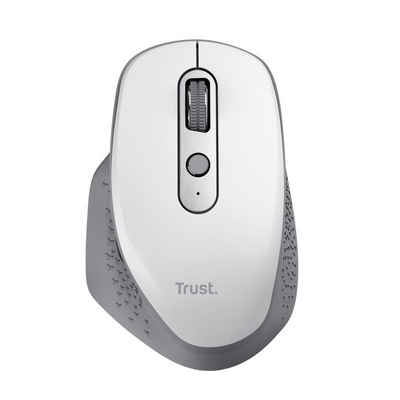 Trust OZAA RECHARGEABLE MOUSE WHITE Maus (RF Wireless, Teflon Gleitpads)