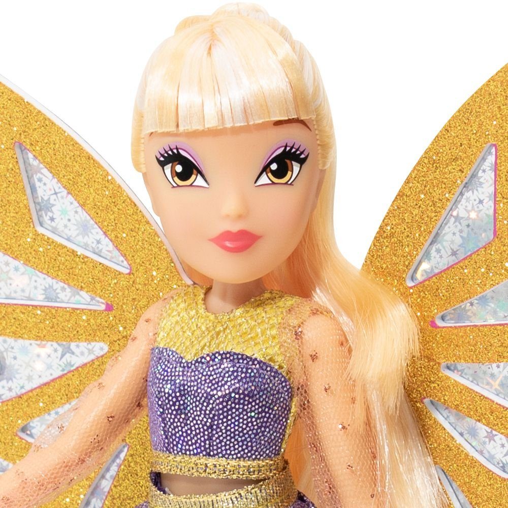 Winx Club Anziehpuppe Stella Bling the Wings Puppe Winx Club Flügel mit Holo-Segmenten