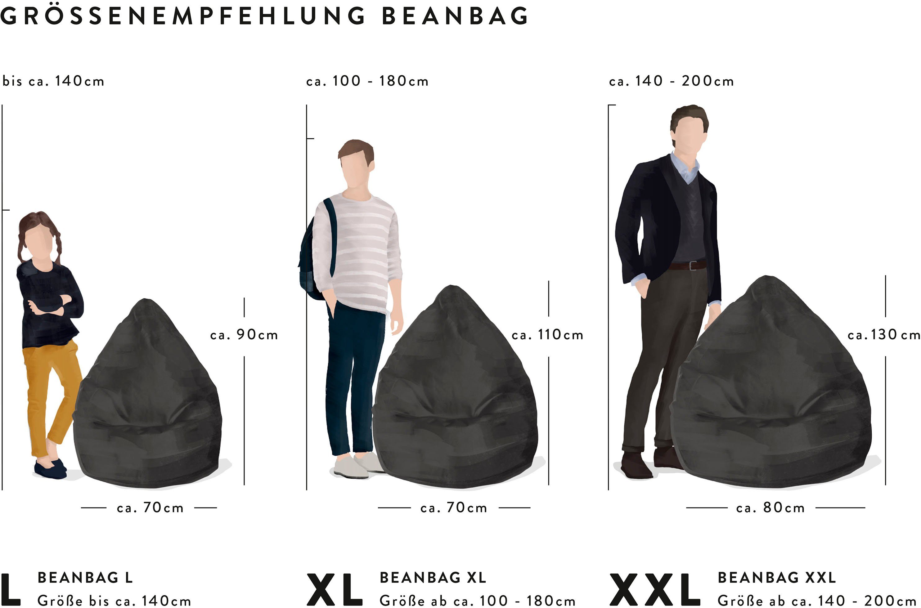 Magma Heimtex Sitzsack BeanBag SHARA XL (1 St)