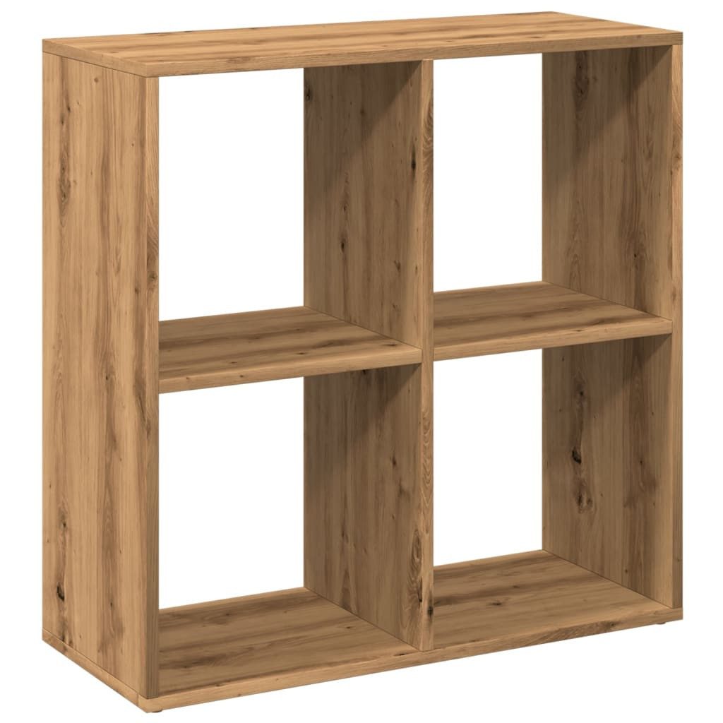 vidaXL Bücherregal Raumteiler-Bücherregal Artisan-Eiche 69,5x29x69,5 cm, günstig online kaufen