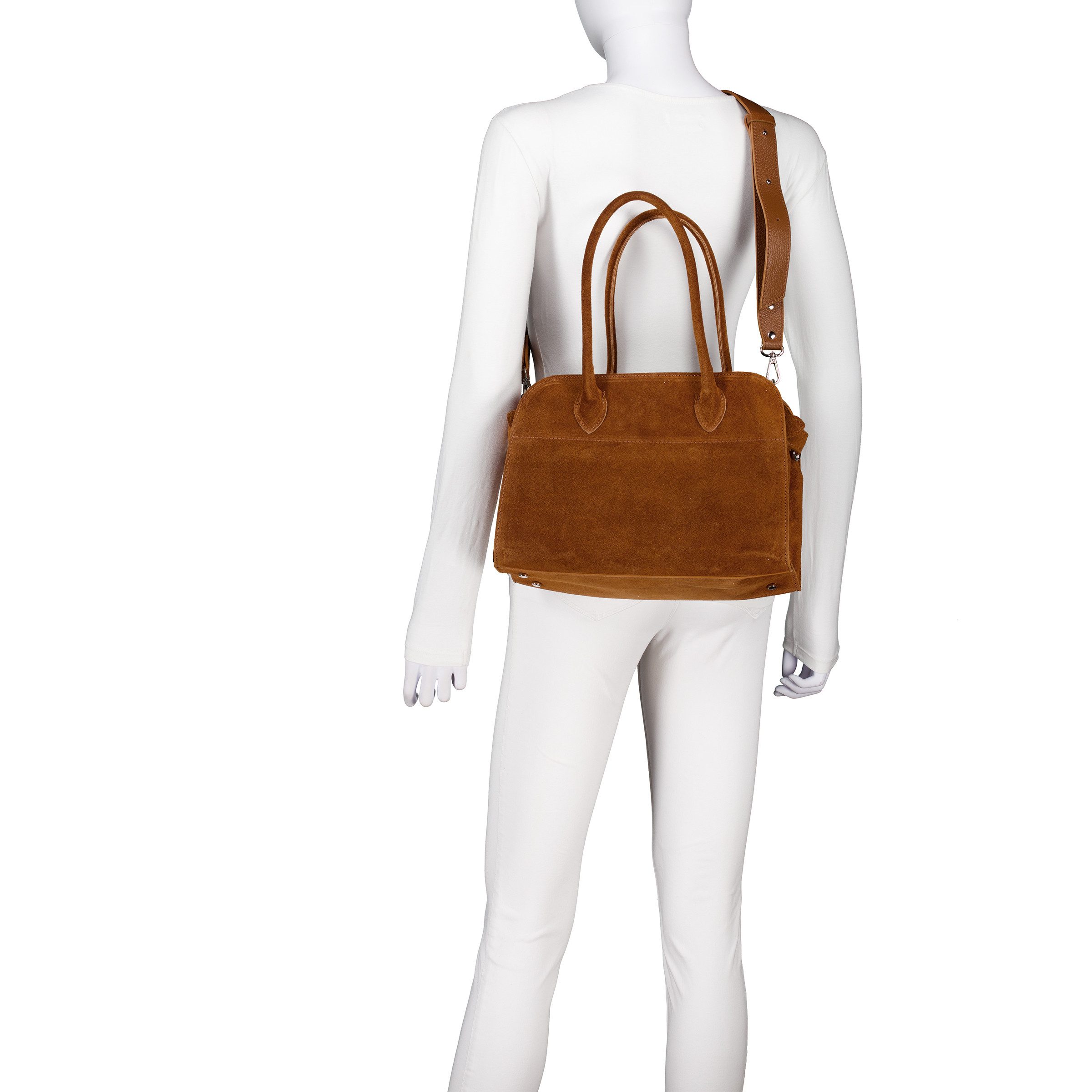 Hausfelder Manufaktur Handtasche Velours