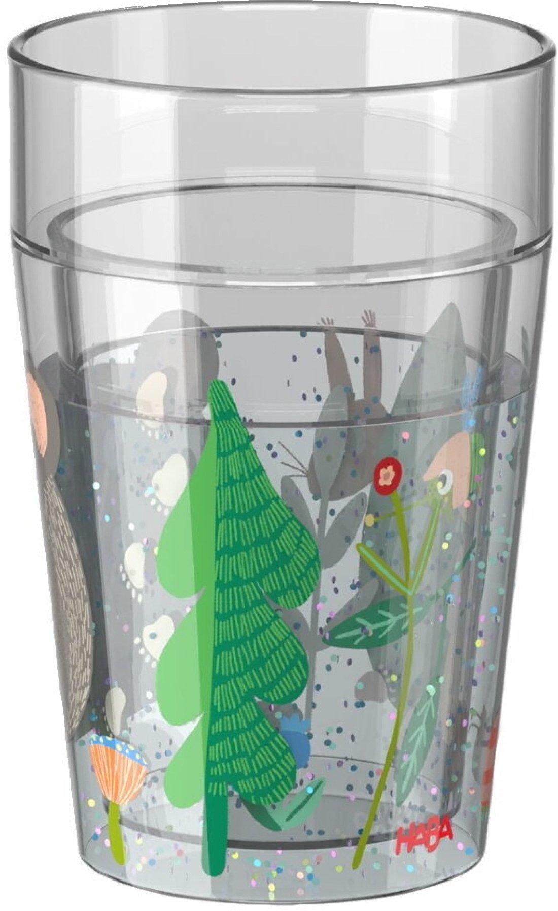 Haba Kinderbecher Essen & Trinken Кружки Glitzerbecher Wald 2012447003