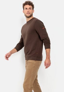 camel active Sweatshirt mit Diamant Steppung