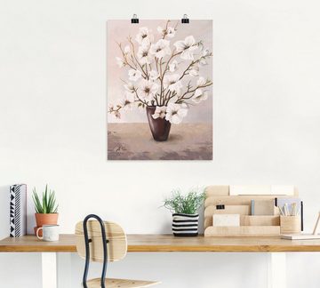 Artland Wandbild Magnolien, Blumen (1 St), als Leinwandbild, Poster in verschied. Größen