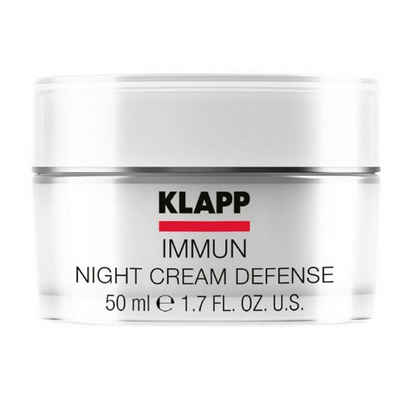 Klapp Cosmetics Tagescreme Immun Night Cream Defense