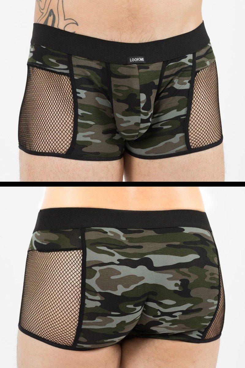 LOOK ME Boxershorts LOOK ME - camouflage Boxer Short Military 58-67 - (L,M,S,XL)