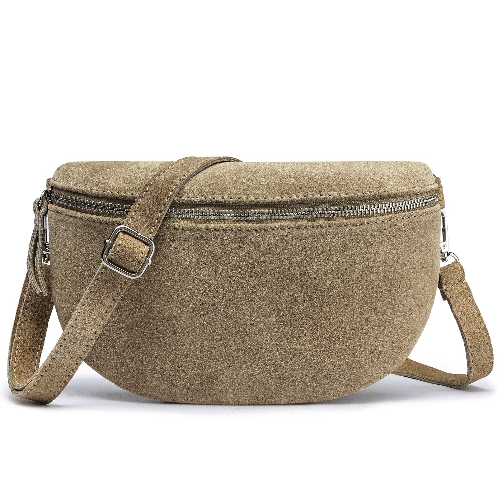 Frentree Umhängetasche Midi Echtleder-Bauchtasche Aus Italien, günstig online kaufen