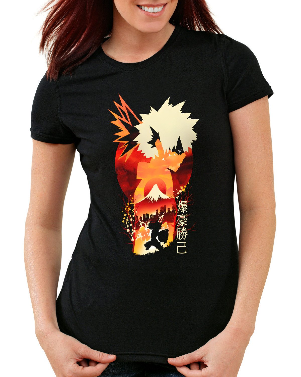 style3 T-Shirt Katsuki Bakugou anime manga my hero academia cosplay