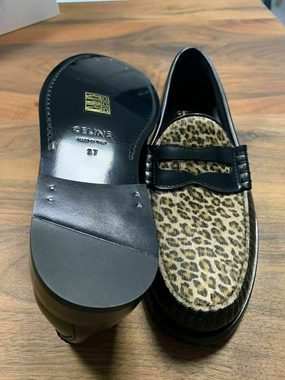 CELINE CELINE LUCO TIGER LEO LOAFERS SLIPPERS HALBSCHUHE MOKASSINS SCHUHE SHO Sneaker Ballerinas