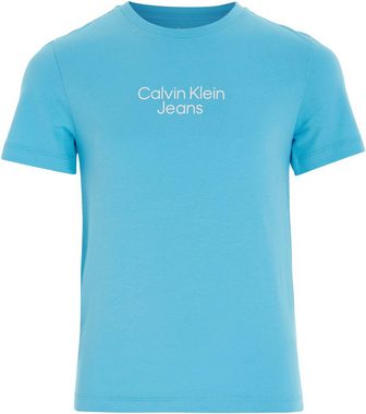 Calvin Klein Jeans T-Shirt 2-PACK STACK LOGO TOP (Packung, 2-tlg)