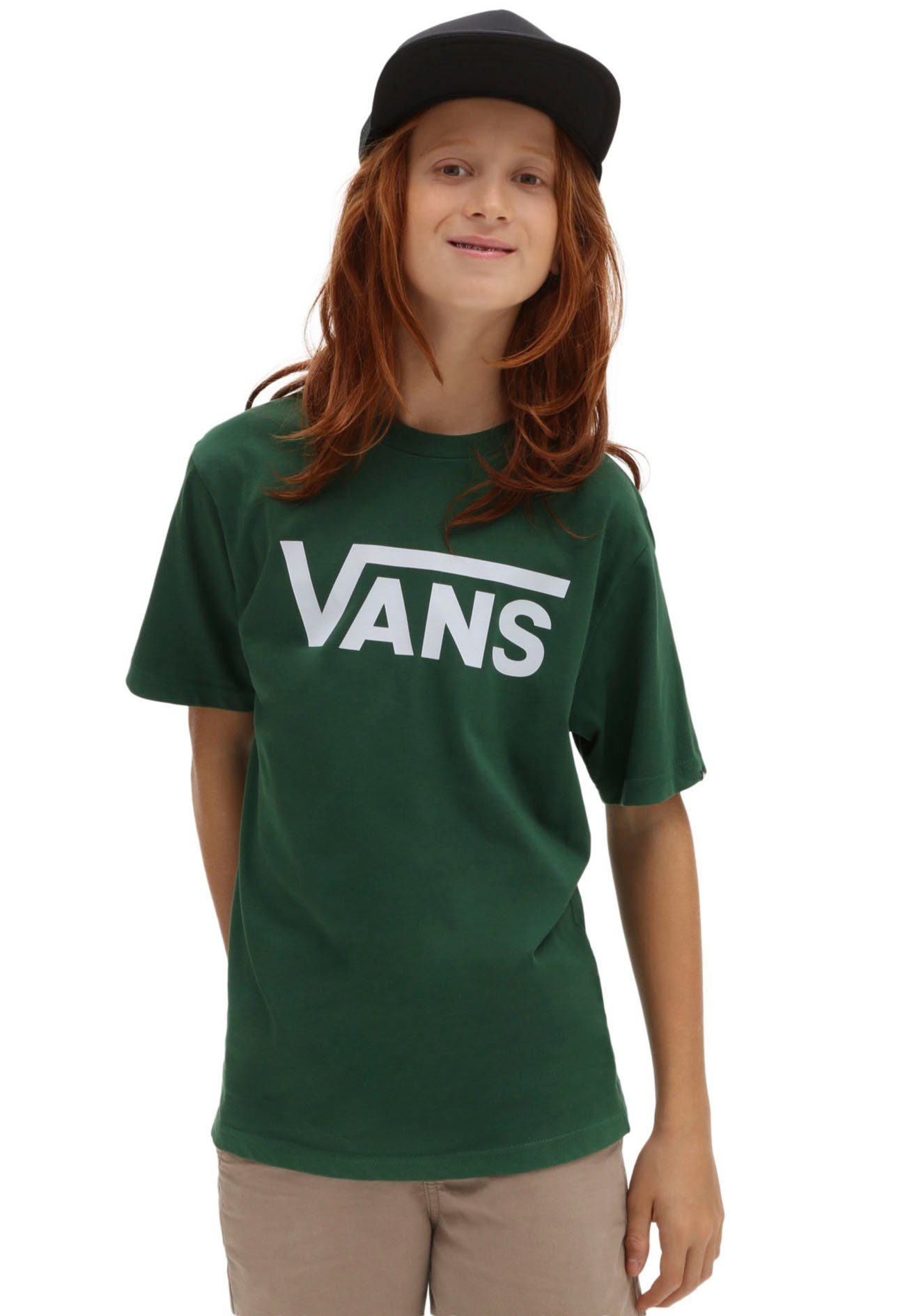 Vans T-Shirt BY VANS eden/white CLASSIC BOYS