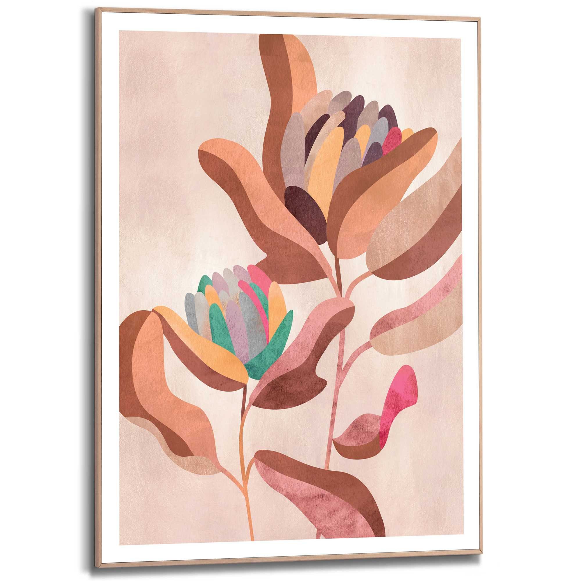 Reinders! Bild mit Rahmen Earth Flowers günstig online kaufen