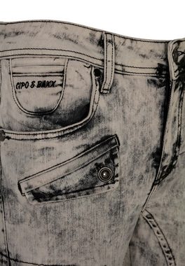 Cipo & Baxx Bequeme Jeans mit Cargo Taschen in Slim Fit